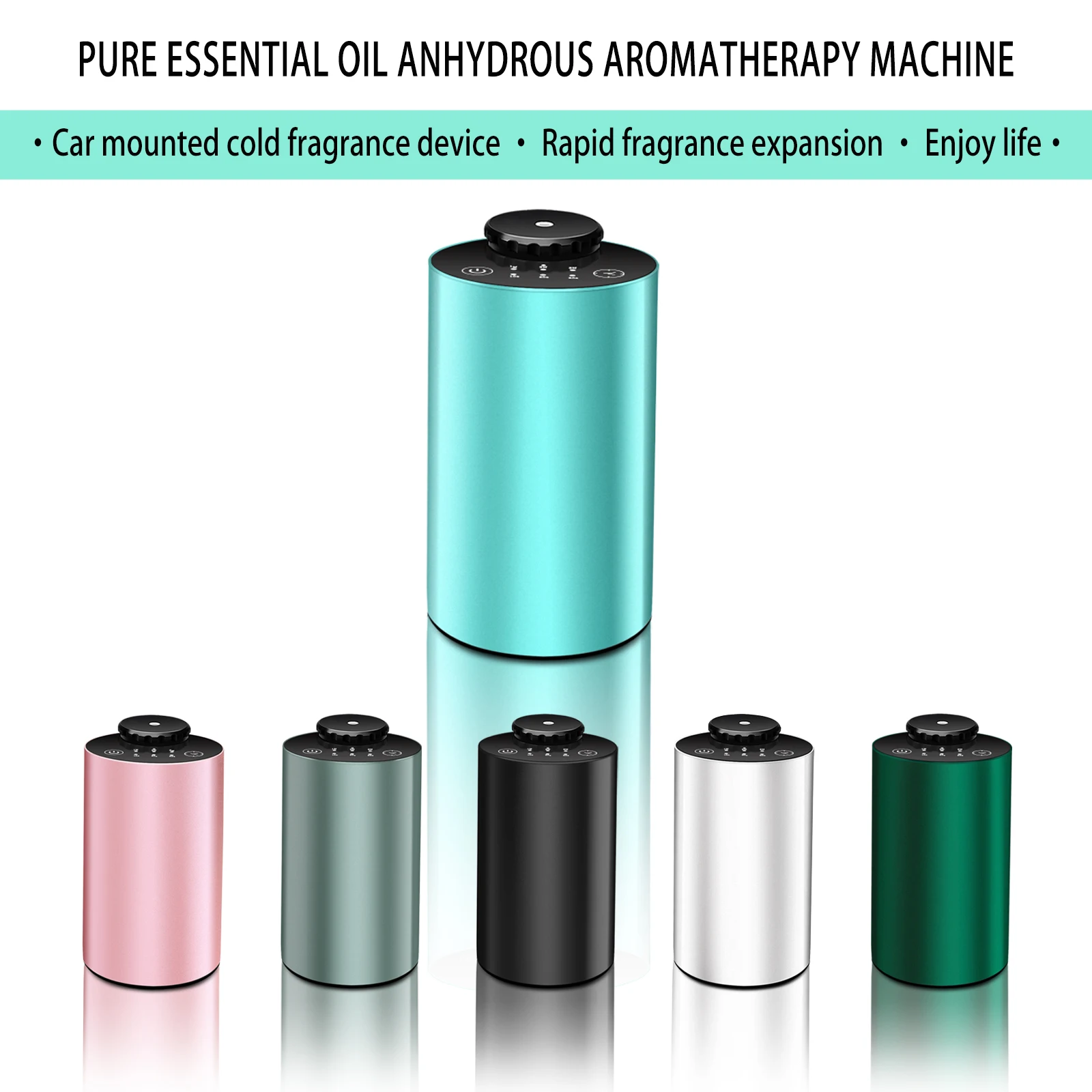 Car Use Portable Small Diffuser Aroma Waterless Nebulizer Essential Oil Diffuser Nebulizer Scent Machine
