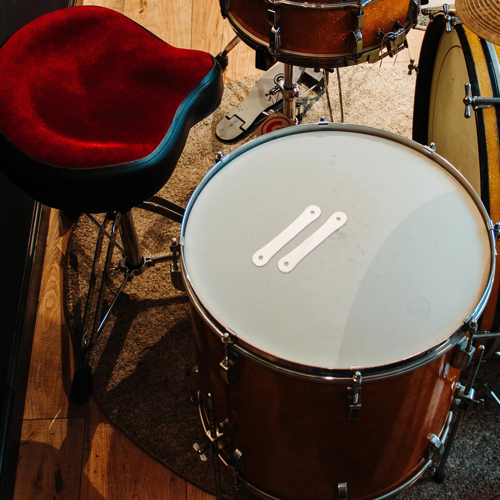 

2 Pcs Drumstick Control Auxiliary PU Hand Corrector Antislip Sleeve Durable Accessories Beginner Practice Supplies