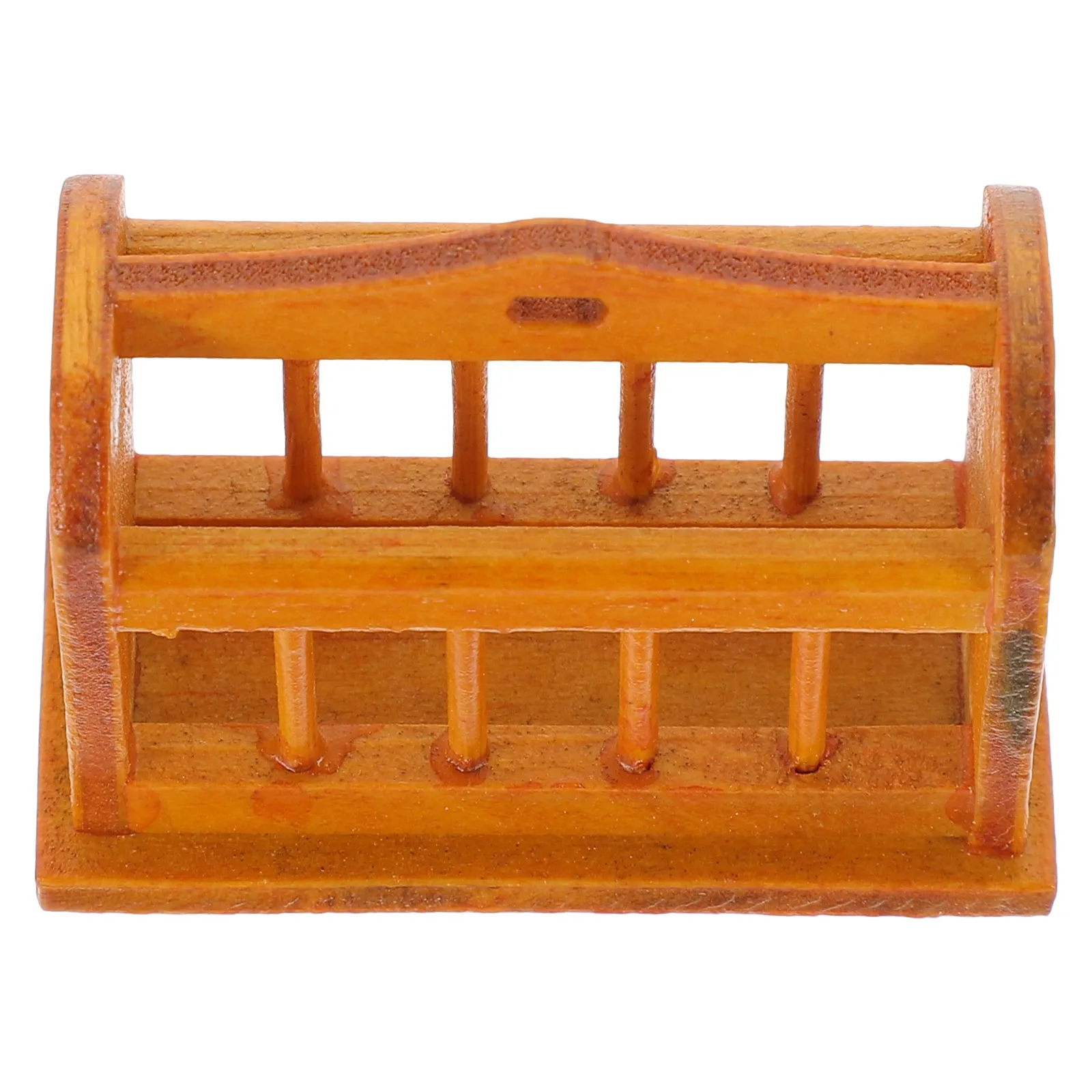 

Miniature Book Basket Furniture for Mini House Decor Simple Elegant Design High Quality Wood Material Micro Landscape Bedroom