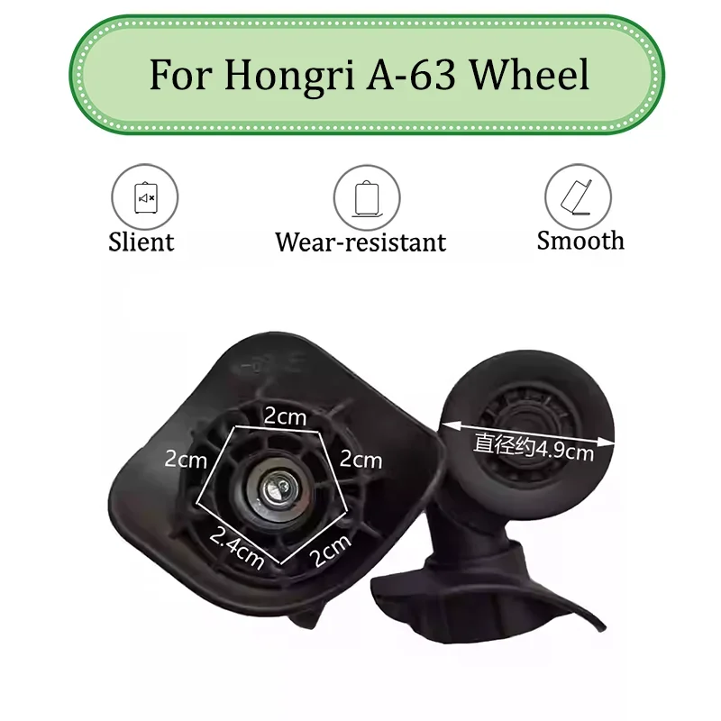 

Suitable For Hongri A-63 Universal Wheel Trolley Case Wheel Replacement Luggage Pulley Sliding Casters wear-resistant Repair