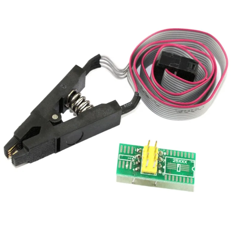 CH341A XTW100 24 25 Series EEPROM Flash BIOS CH341 USB Programmer Module + SOIC8 SOP8 Test Clip For EEPROM 93CXX / 25CXX / 24CXX