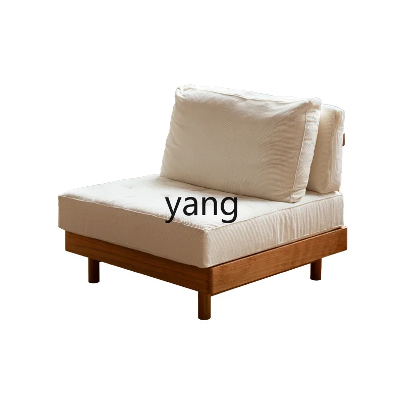 

XYY warm island sofa living room three-person solid wood removable and washable modern simple combination fabric