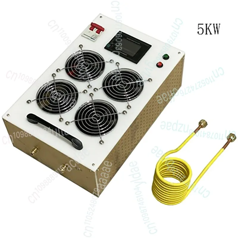 

N-EW 5000W Высокочастотный индукционный нагреватель Индукционная нагревательная машина Печь для плавки металла