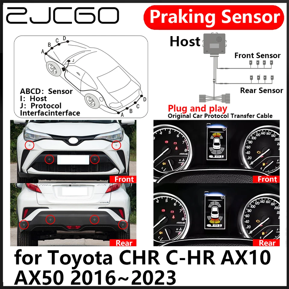 Toyota CHR C-HR Parking Sensor 2016-2023 PDC System