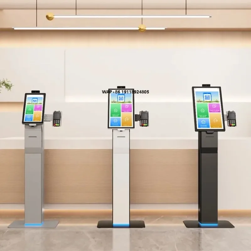 Custom Modular Configuration Self Ordering Machine Kiosk Rfid Reader Smart Self Service Machine for Supermarkets Hotels Resorts