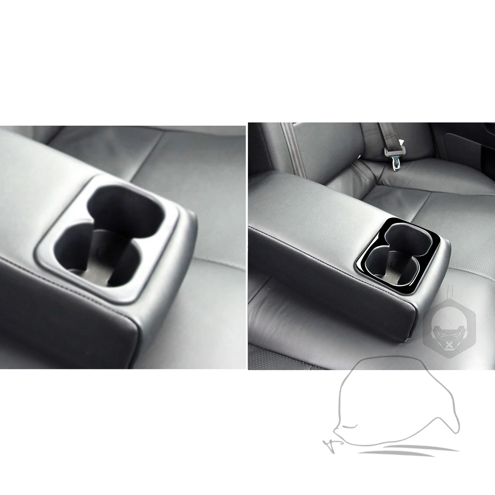 Carbon Fiber For Mitsubishi Lancer EVO 2008-2015 Car Steering Wheel Button Trim Customizable Sticker Interior Accessories ﻿