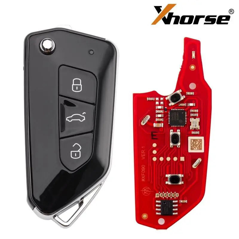 Xhorse XKGA83EN VVDI Universal Remote Key 2nd Generation for GA08 Style 3 Buttons Supports Wireless Programming Old XKGA81EN