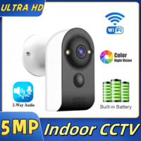 5MP WiFi Camera Security Pir Motion Detection Two Way Audio Smart Home Surveillance Wireless IP Monitor V380 pro mini WIFI CCTV