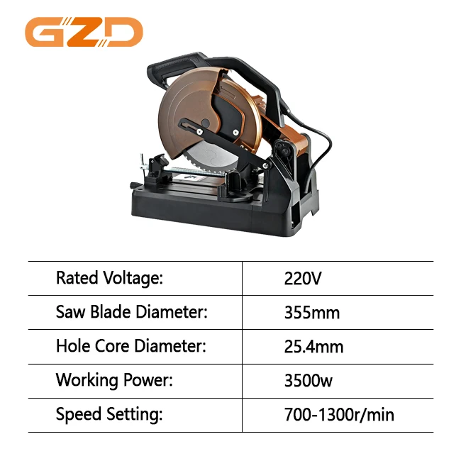 Electric Multi Functional Small Portable Hand Held Cold Cutting Saw for Metal