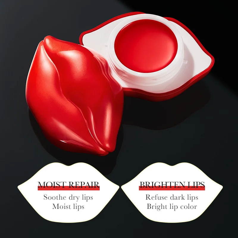 Cherry Nourishing Lip Mask Brightening Lips Color Improve Dryness Dullness Reduce Lip Wrinkles Hydrating Moisturizing Lipstick