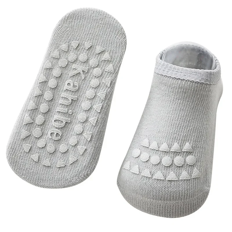 Conjunto de Calcetines antideslizantes para bebé, rodilleras de seguridad para gatear, Protector de rodilla para niña y niño, Color sólido, Verano