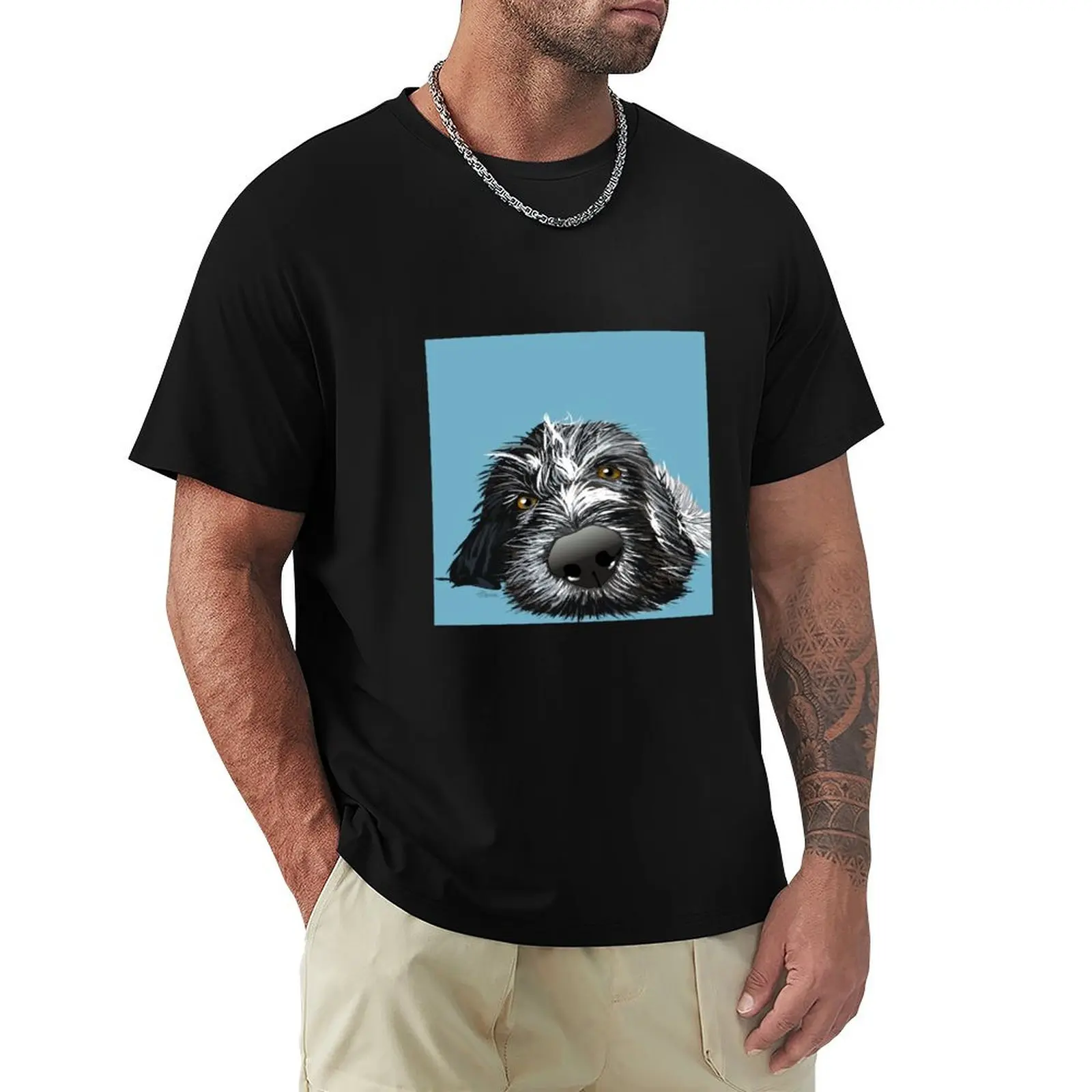 German Wirehaired Pointer T-Shirt anime t shirts for man T-Shirt