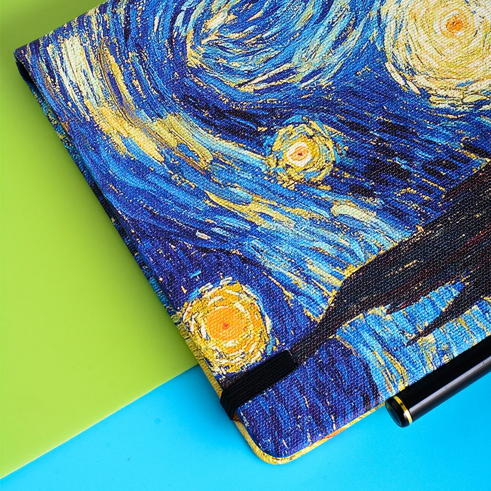 Imagem -03 - Van Gogh Pontilhada Travel Journal Starry Night Diário Planejador Dot Grade Notebook Capa Dura a5