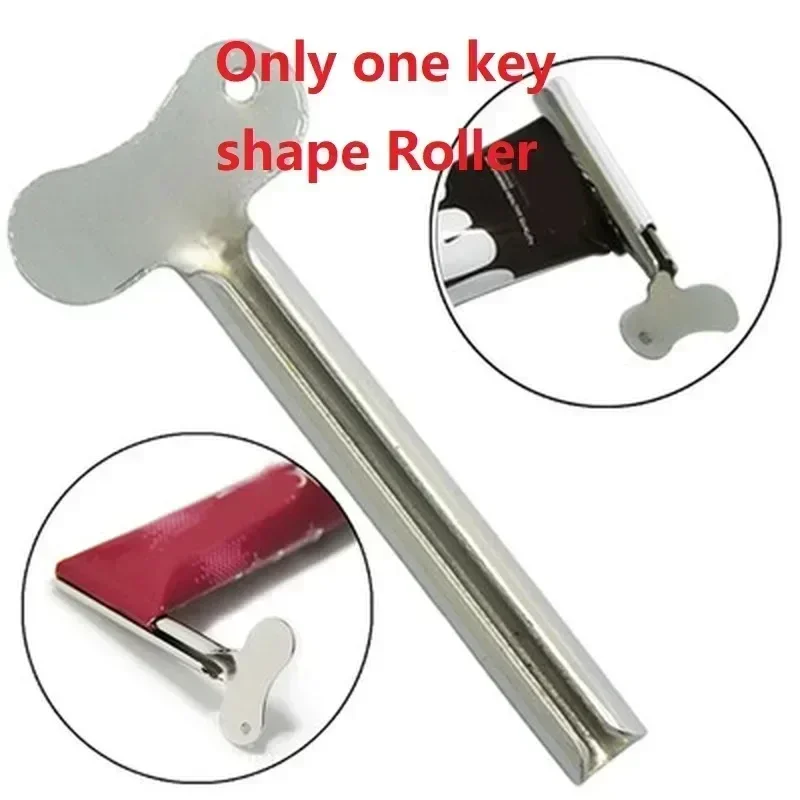 Stainless Steel Toothpaste Tube Squeezers Metal Key Toothpaste Squeezers for Bathroom Hair Dye Cosmetic Tubes