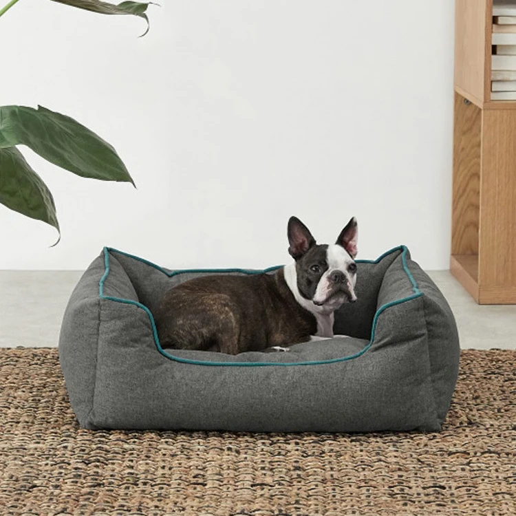 

Luxury Oxford pet bed removable and machine washable high quality rebound sponge dog bed