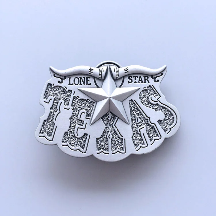 Vintage Enamel Western Star Cowboy Belt Buckle Gurtelschnalle Boucle de ceinture BUCKLE-WT026