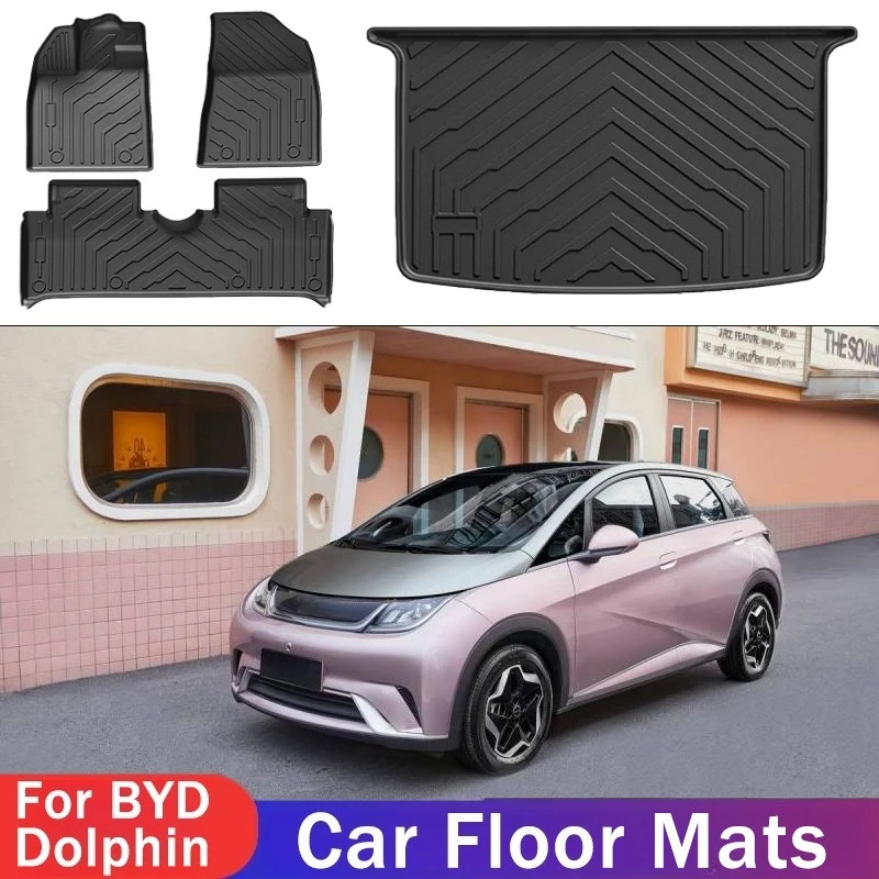 Dywaniki pod nogi i dywaniki bagażnika TPE do BYD Dolphin LHD 2021 – 2025 Wodoodporne i antypoślizgowe…