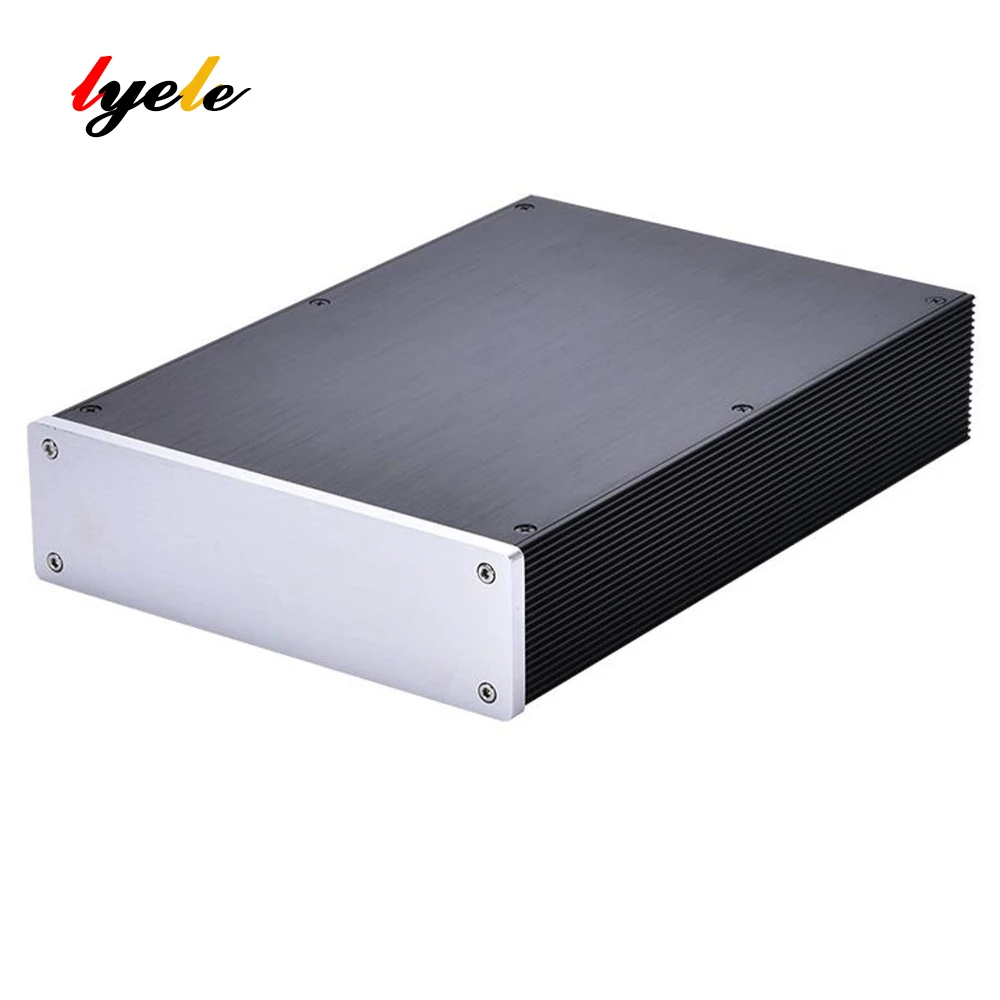 lyele 215mm*62mm*308mmall-aluminum power amplifier chassis 2206 shell for audio amplifier diy