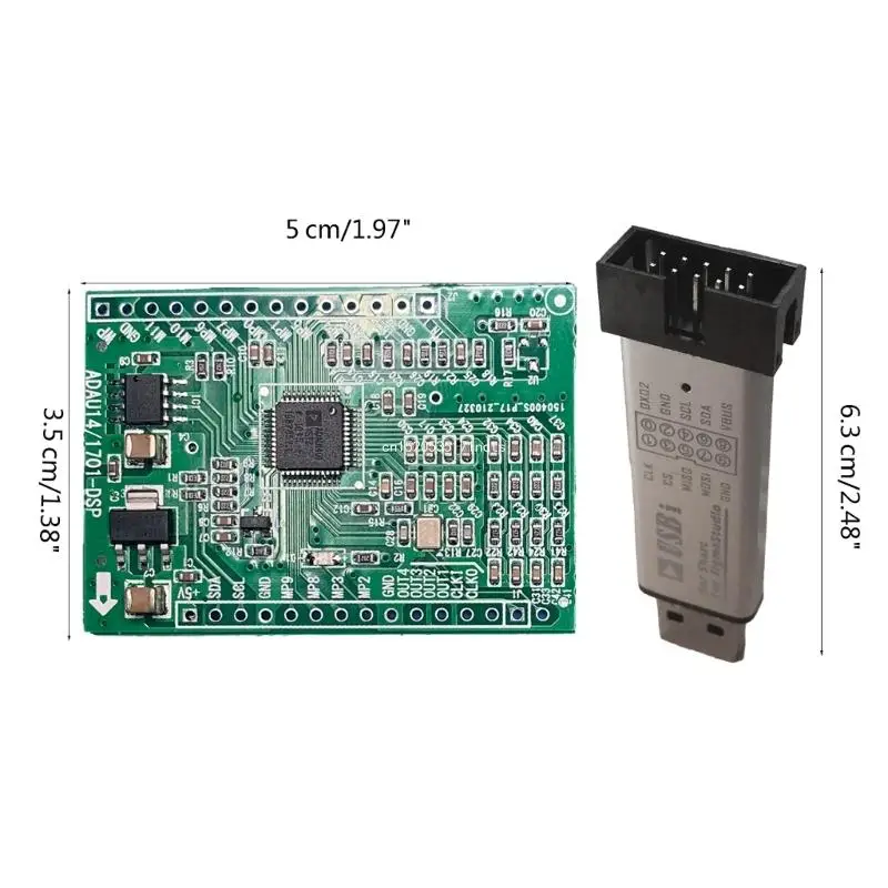 Upgrades Music Experience ADAU1401 Single Chip DSPmini Learning Board for ADAU1401/1701/1702 Learning &Product Use Dropship