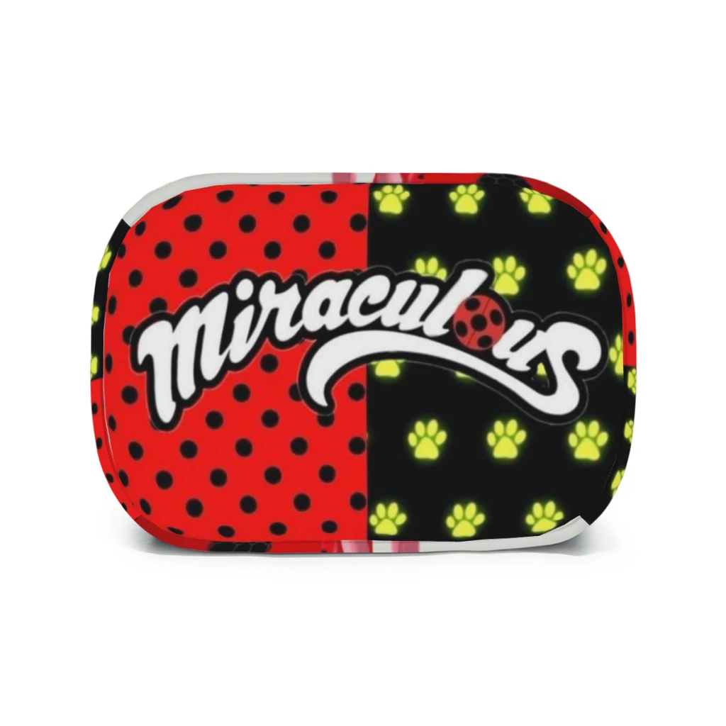 Cartoon Miraculous-Lady Lunch Box pour femme, glacière multifonction, sac isotherme thermique pour enfants, sacs fourre-tout de pique-nique portables