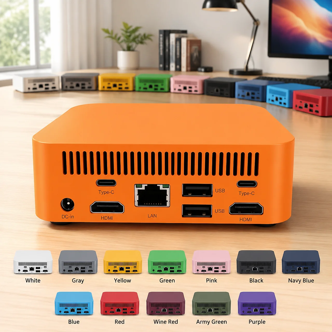 Intel i9 8950HK Mini PC 16GB RAM 1TB 2TB SSD M.2 WiFi 6 BT5.2 Low Power NVMe Desktop Dual HDMI Pro Chip Unit Elite Turbo