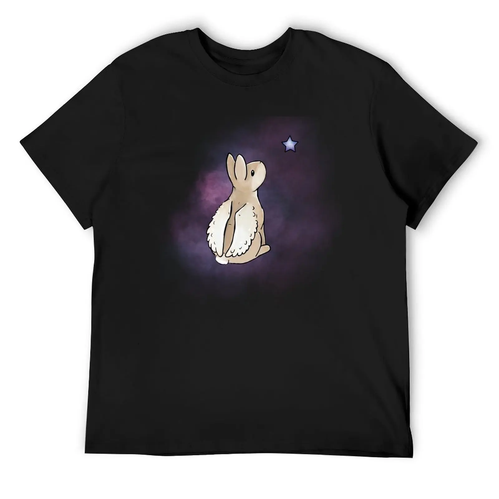 Angel bunny T-Shirt rapper graphic tees street wear blue archive men clothing