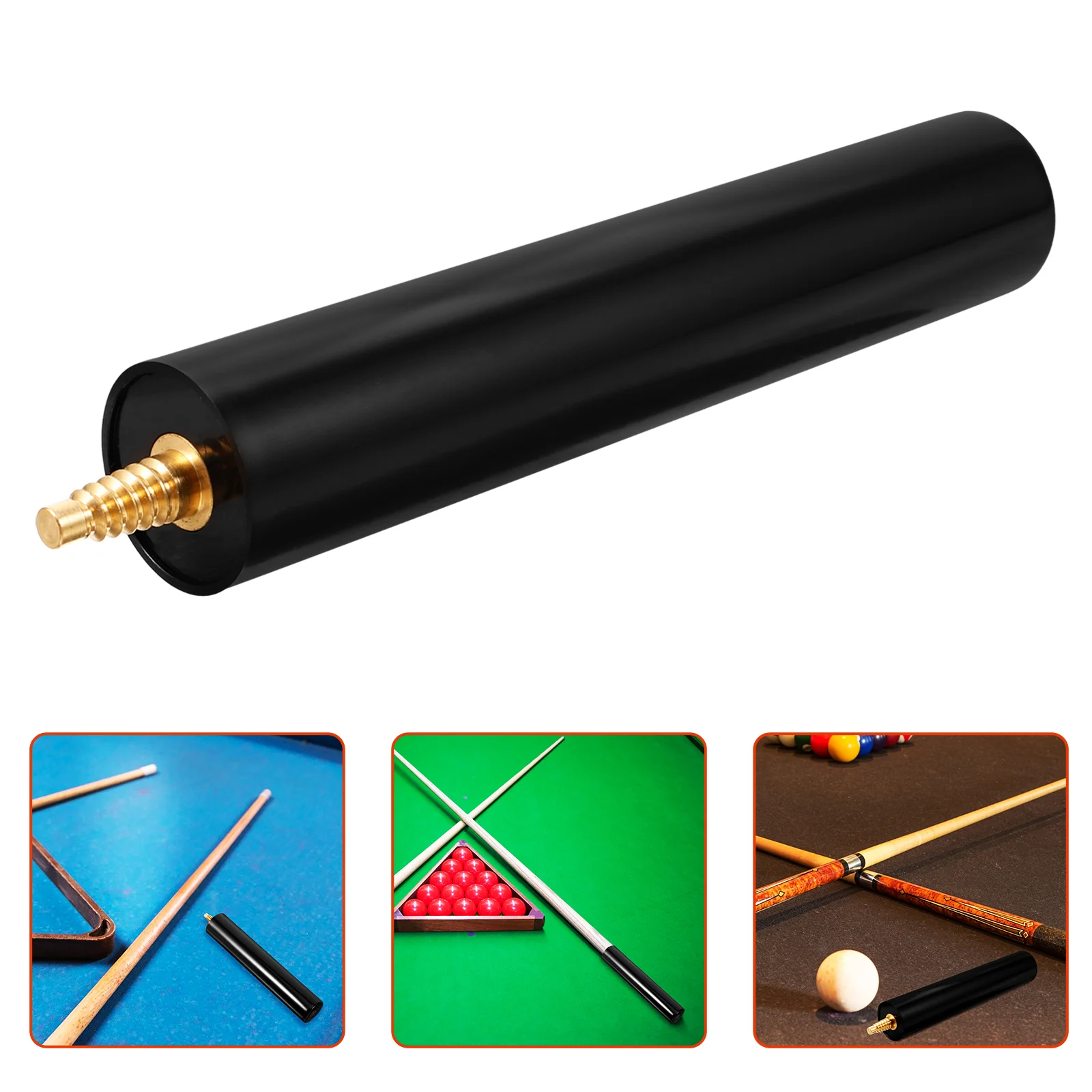 

Billiards Chinese Style Cue Extension Handle Stick Balls Plastic Shaft Extender