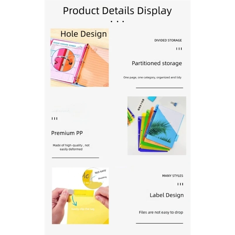

Y5LB 8 Pocket Expandable File Folders Portable Letter Size Document Organiser Folders