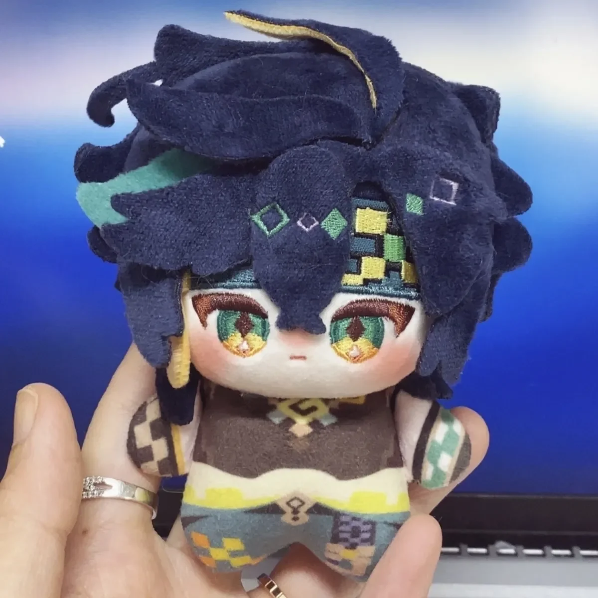 Gioco di pezza 10 cm Genshin Impact Kinich Portachiavi Kawaii Mini Morbido Stampato Corpo Peluche Giocattolo Figure Bambini Adulti Regalo Di Compleanno