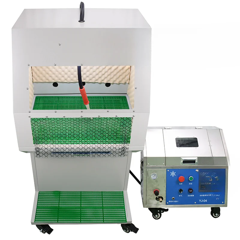 

Dry ice deburring machine circuit board cleaning sound insulation cover noise reduction dust removal and anti-static