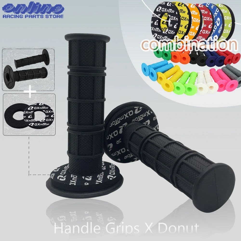 22mm 24mm Motorcycle Handle Grips Donut Donuts Set For KTM CR CRF XR YZ YZF WR WRF RM RMX RMZ KLX Dirt Pit Bike Motocross Grip