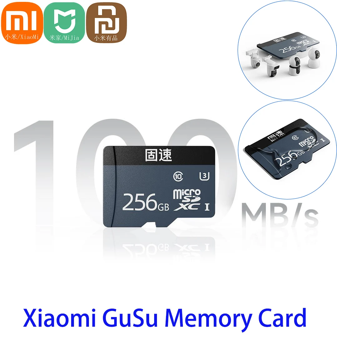 

Xiaomi Mijia Gusu устройство хранения игр 256G карта памяти смарт-видео мониторинг автомобильная мобильная камера БПЛА класс10 карта 128G