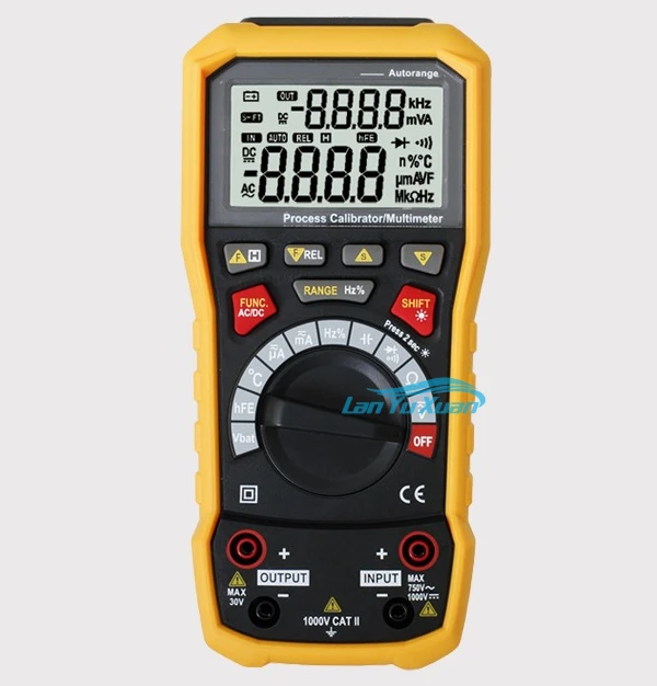 Dual Display 3999 Counts DMM And Loop Calibrator In One Tool MA Volt Hz Output Process Multimeter MS7282