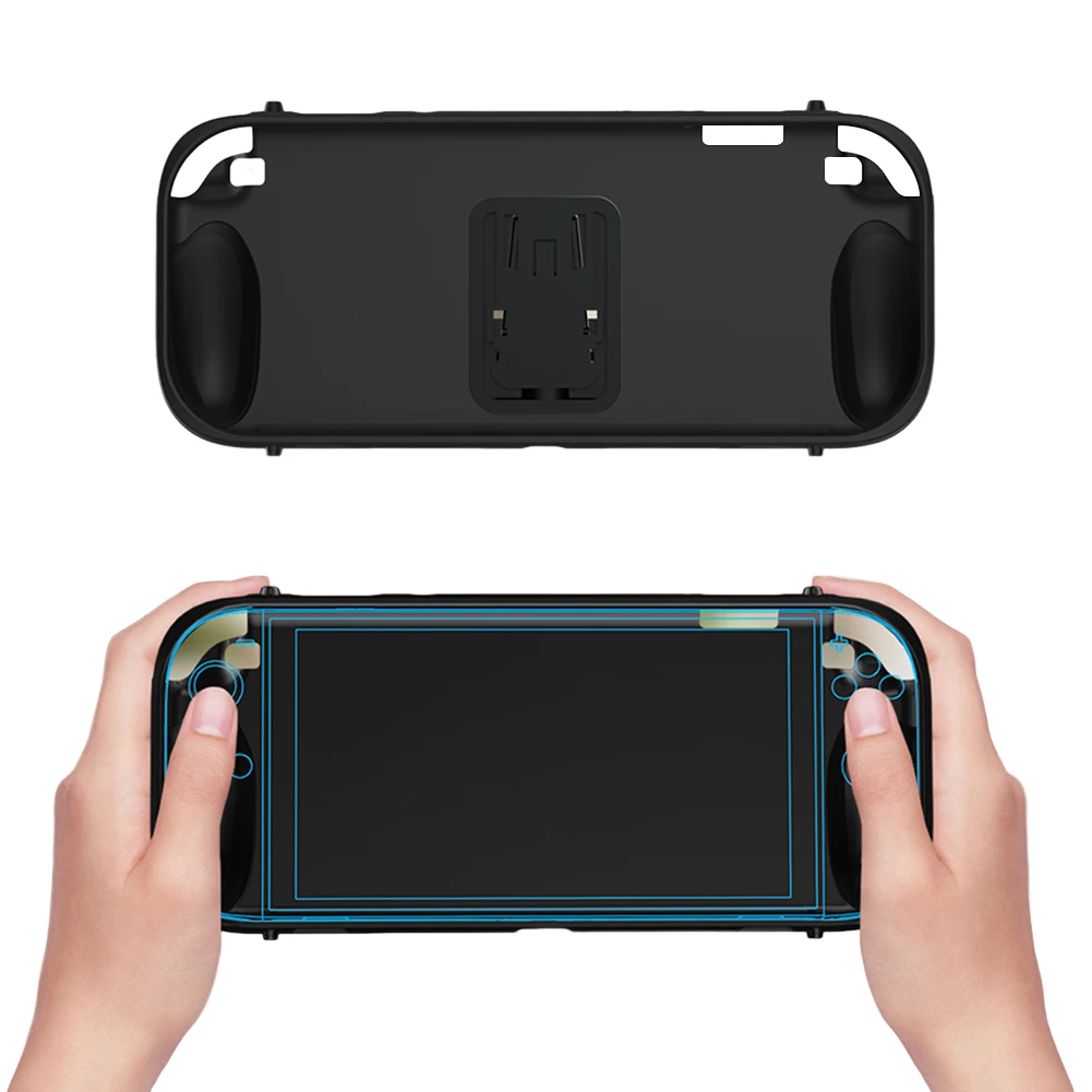 

Чехол из ТПУ с подставкой для Nintendo Switch 2: защитный, противоударный, устойчивый к царапинам для портативной игровой консоли Switch 2