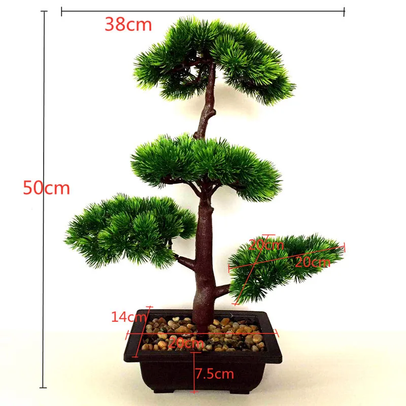 

Искусственное растение в горшке: Декоративная сосна, вечнозеленый мини-бонсай для домашнего декора, зеленые растения