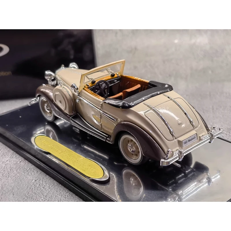 Paint Flaws Diecast 1:43 Scale 1937 SW Classic Car Alloy Vehicle Model Collection Decoration Boy Gift Toy Static Display