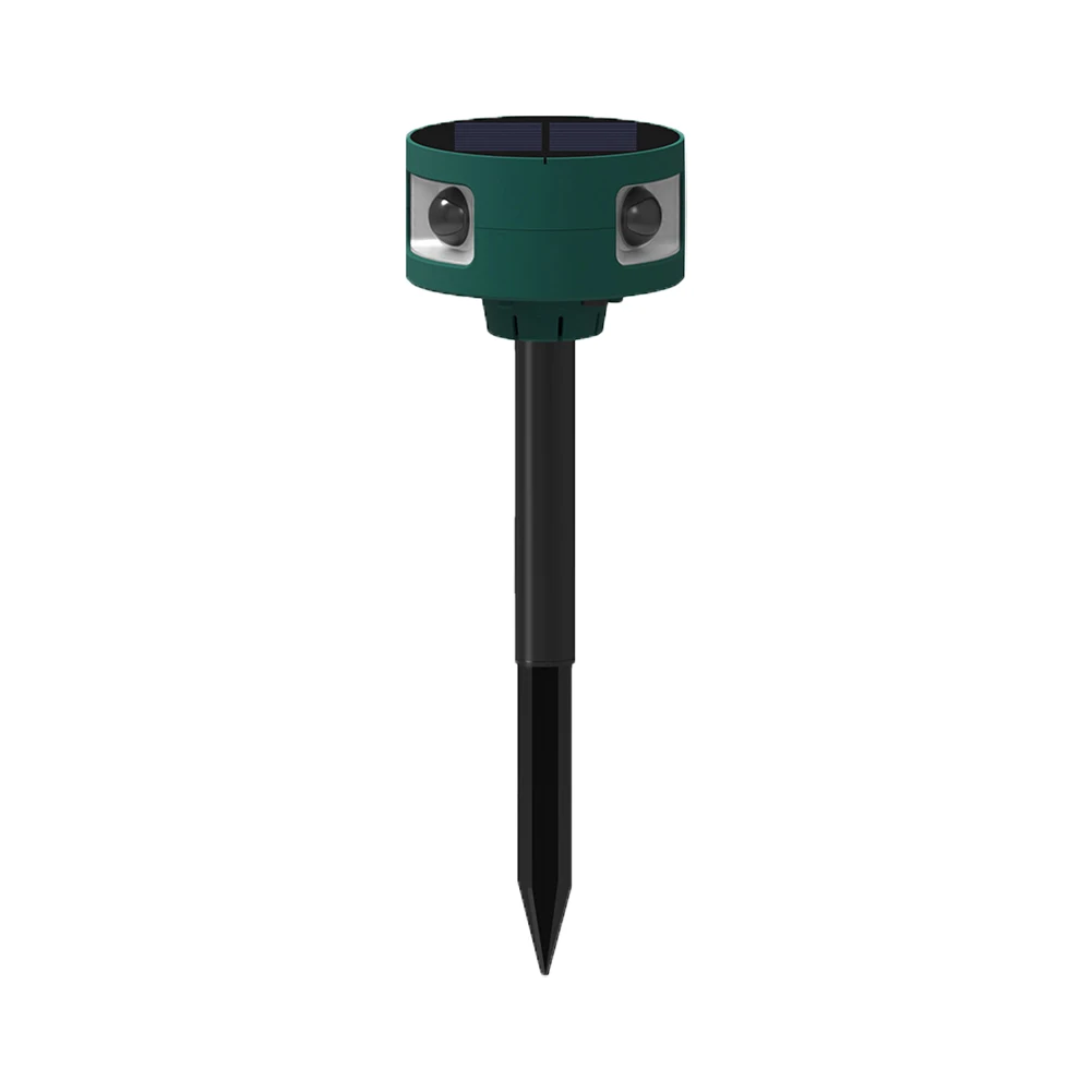

129dB Solar Sound and Light Alarm with Motion Sensor for Outdoor Security Effective Animal for Farms and Gardens