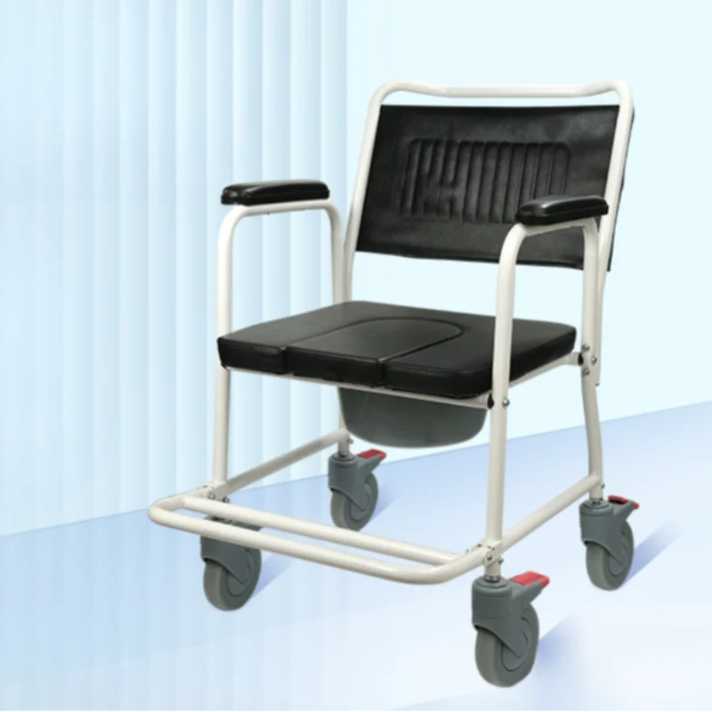 Removable Senior Chairs Shower Chair Adjustable Stool Stainless Steel Senior Chairs Lightweight Wheelchair Senior Furniture