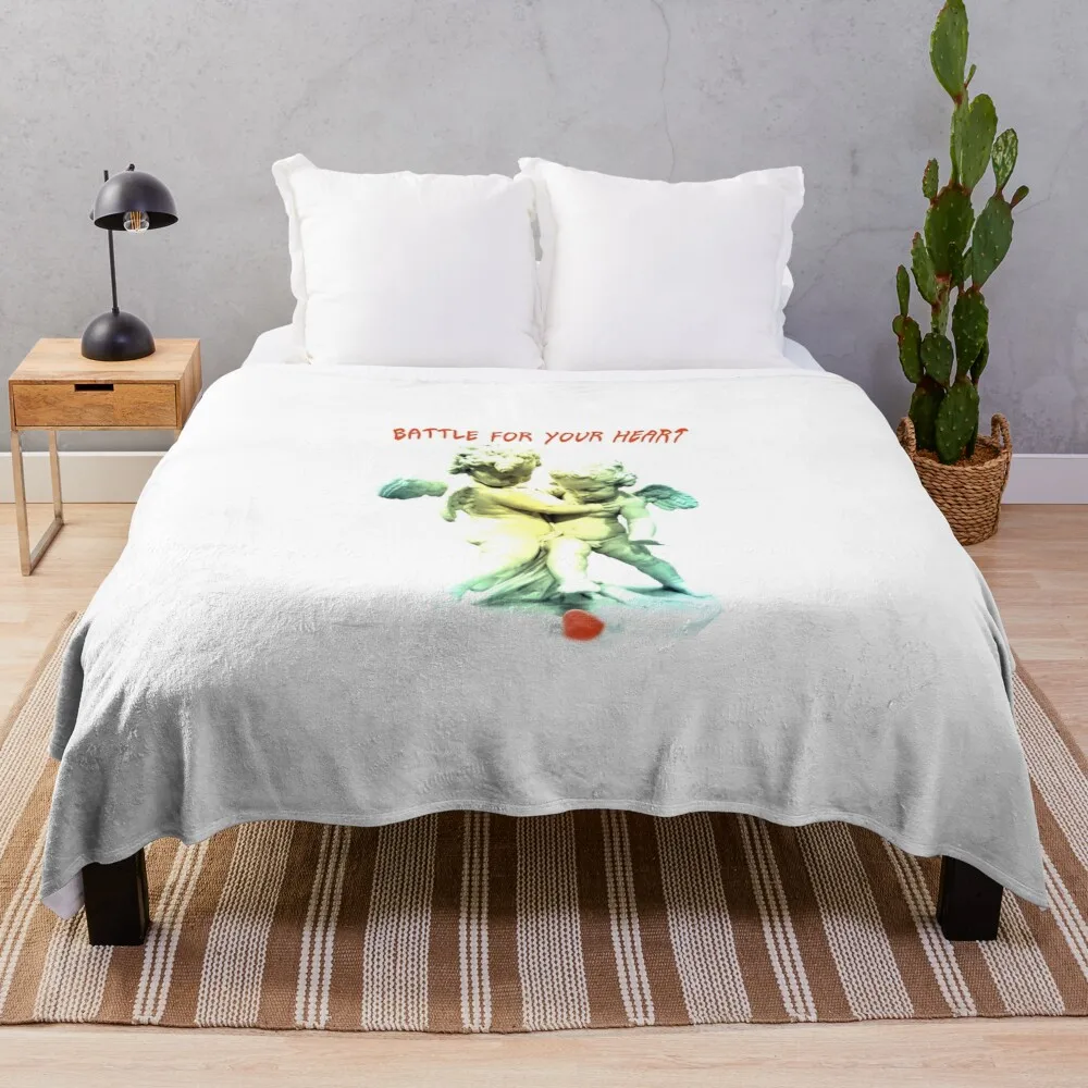 

Battle for your heart Throw Blanket Hairys Summer Beddings Retros Blankets