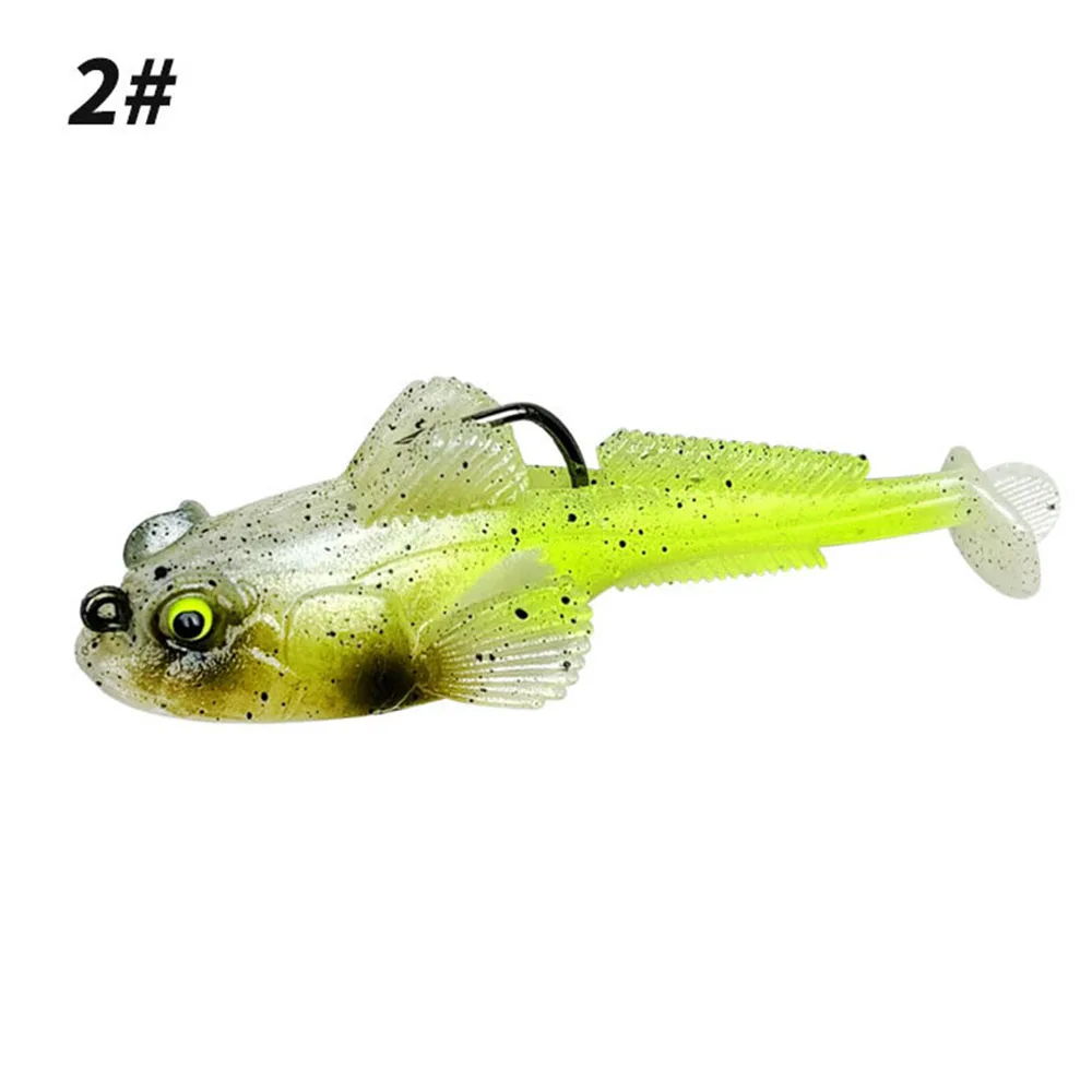 6 stücke Angeln Locken 7,5 cm 18g Grundel Köder Jig Wurm Wobbler Silikon Weichen Köder für Hecht Bass Shad swimbait Pesca – Detail 9