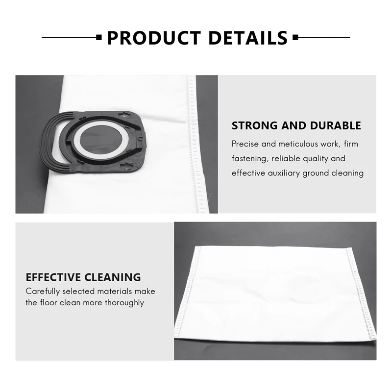 LITE-6 шт. мешки для пыли для Rowenta Silence Force 4A ZR200540 Ro64xx фильтр для пылесоса Bolsa De Basura Parkside Bpfire