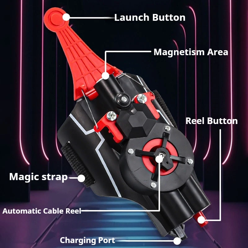New Spider Man Cobweb Launcher Toys Spiderman Web Shooters Cosplay Model ML Legends Webshooter Gloves Accessories Gift for Kids view 6