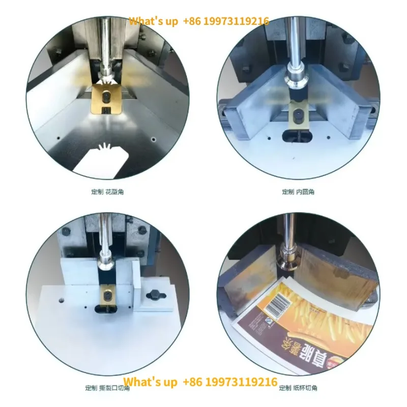 2026 NEW ZD-120 Manual Round Angle Corner Cutter Paper Cutting Machine 90 Times/ Min Production Capacity Electric Wood Semi-auto