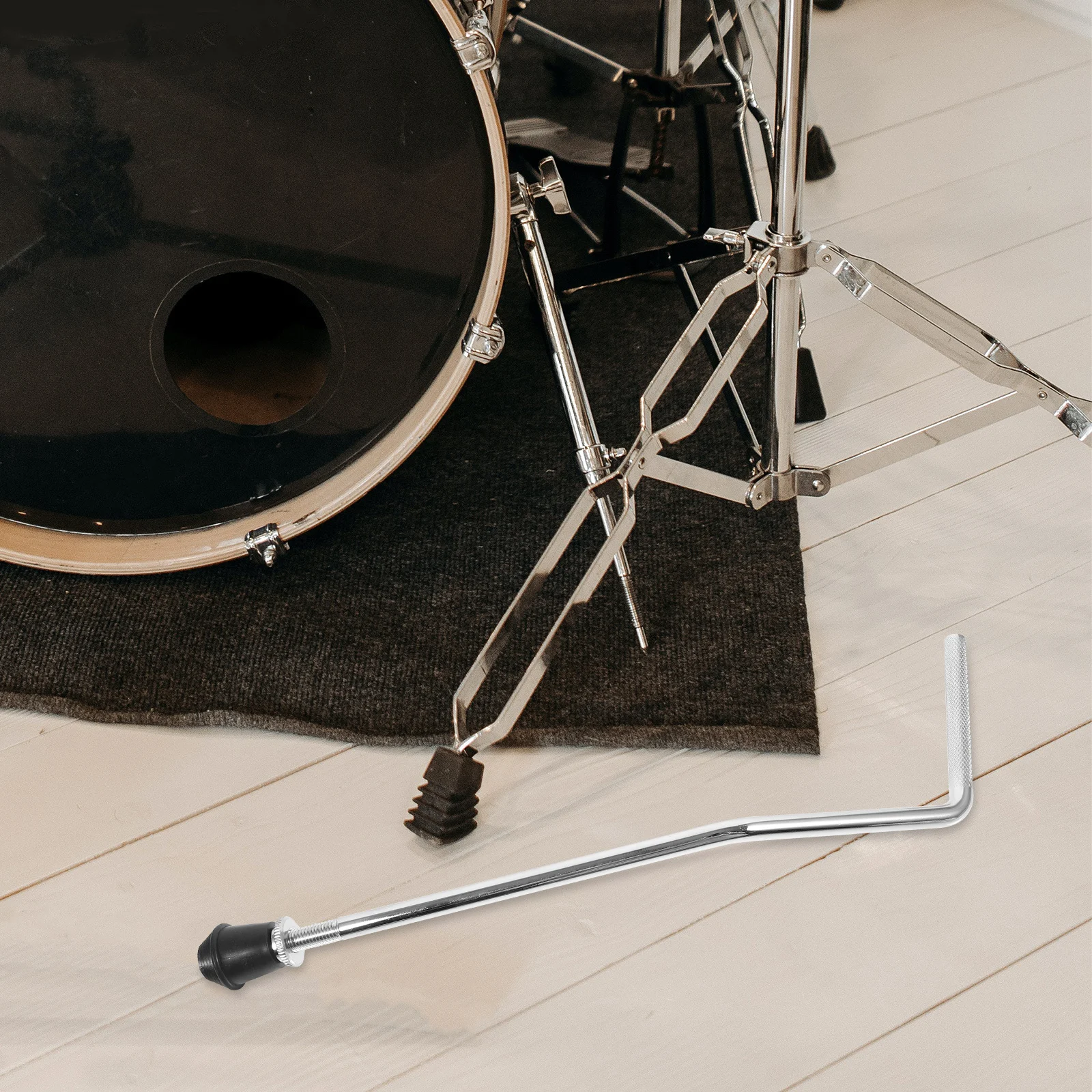 

2 Pcs Percussion Drum Bracket Accessories Braces Tom Mount Snare Holder Mounting