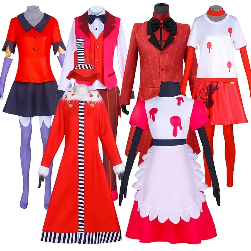 

Аниме Хазбин Косплей Костюм Аластор Блитцо Костюм Вагги Вокс Вагги Косплей Одежда Костюмы для Хэллоуина для мужчин и женщин