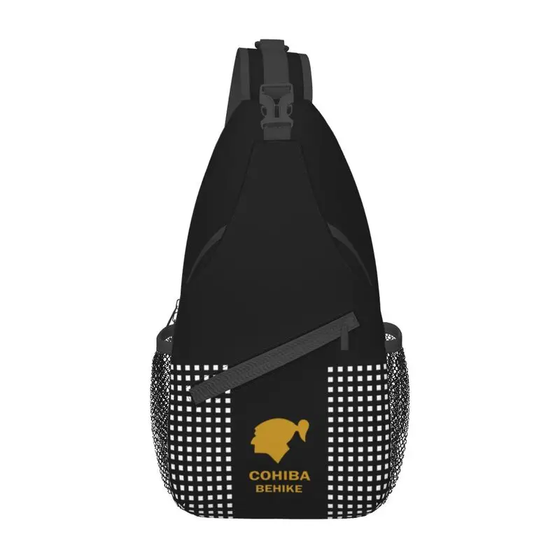 Mochila De Cohiba cubana para hombre, bolso de pecho cruzado, mochila de hombro fresca para senderismo