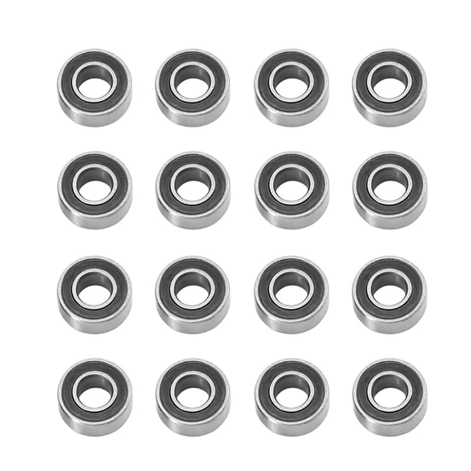 16Pcs/Set Steel Ball Bearing For Tamiya 2WDH BBX BB-01 BB01 1/10 RC Off-road Vehicle Car Accessories Replacement Upgrade Parts