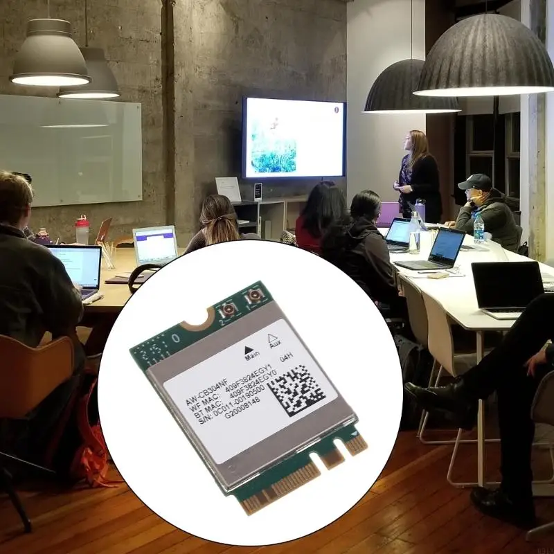 W91a Wireless Card RTL8821 CB304NF RTL8821CE 802.11AC 2.4GHz/5GHZ بتوافق Bluetooth-4