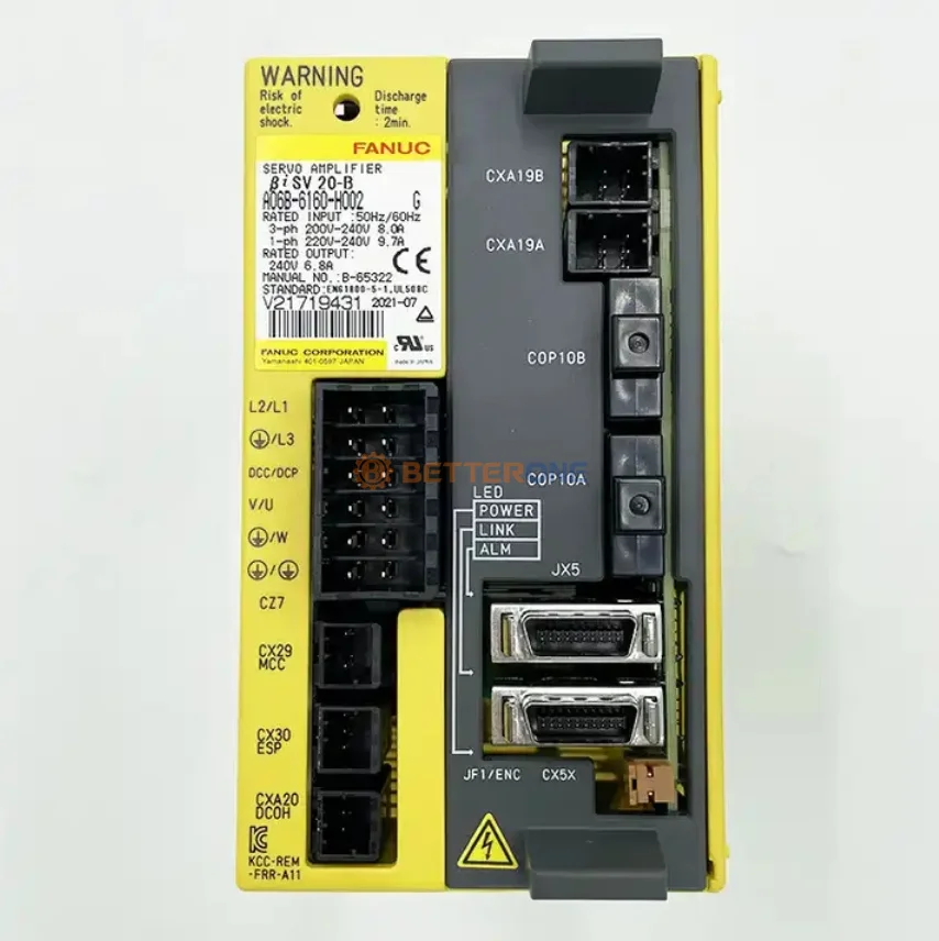 

Совершенно новый модуль сервоусилителя A06B-6160-H002 220 В 7,5 кВт для промышленной автоматизации оборудования с ЧПУ, новый оригинальный запас