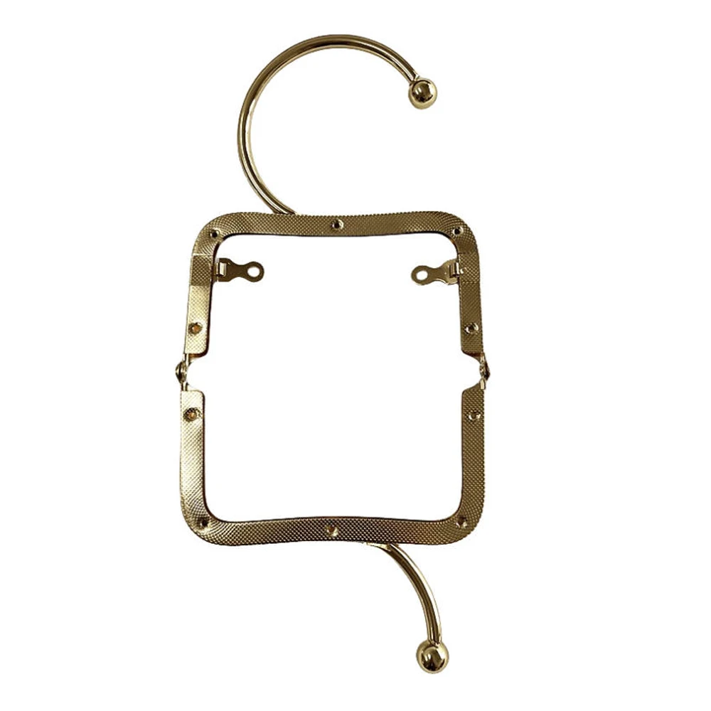 

12.5cm Ring Handle Bronze Metal Purse Frame Diy Bag Accessory Exquisite M Shape Metal Bag Frame for Leather Bags Handmade Bags